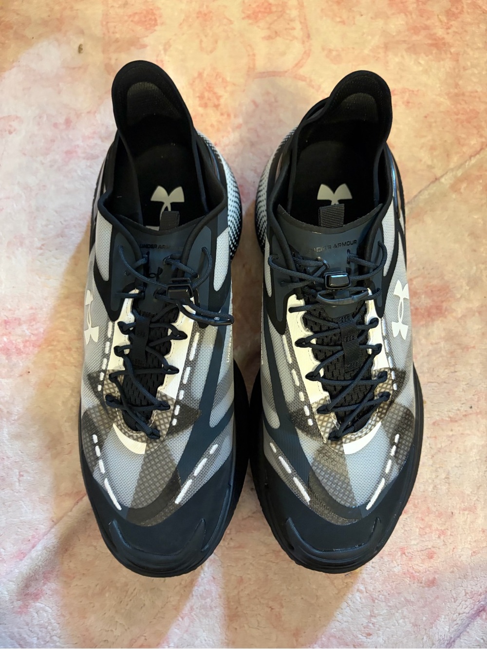 Under Armour Black and Gray Men's Performance Running Shoes
